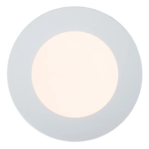 Lucide BRICE-LED - Flush ceiling light Bathroom - Ø 11,7 cm - LED Dim. - 1x8W 3000K - IP44 - White - detail 1